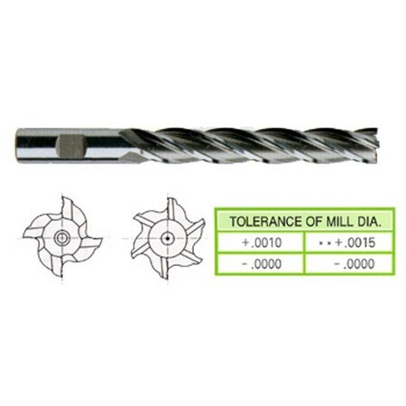 Yg-1 Tool 4 Flute Extra Long Length Tialn-Futura Coated Hss 06055HF